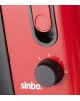 Estrattore di succhi SINBO Potenza 700 W Colore Rosso cod: SJ-3143
