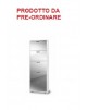 Scarpiera 5 ribalte prof. 18 colore  Bianco cemento + specchio cod: 3248