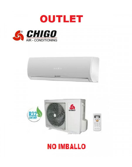 Climatizzatore CHIGO OUT. Fisso MonoSplit Potenza 24000 BTU Classe A++ / A+ Inverter cod: DCS-50V3G-1B170AE2-W3