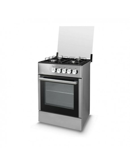 Cucina a Gas STAYLUX 4 Fuochi a Gas Forno a Gas Classe A Dimensioni 60 x 60 cm Colore Inox cod: