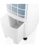 Raffrescatore evaporativo TRISTAR oscillante, 3 livelli di potenza, Timer, Ruote, Bianco classe energetica A++ cod: AT-5464