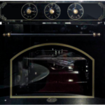 Forno Da Incasso LUXELL 61 Litri 60 cm Ventilato 6 Funzioni B66 SF3 NERO VINTAGE