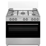 Cucina SCHAUB LORENZ 5 Fuochi a Gas Tutto Forno elettrico 90x60cm Inox SS595EX