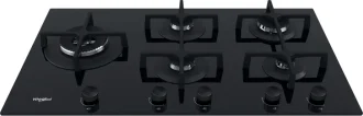 Piano Cottura Whirlpool a Gas 5 Fuochi 90 cm Vetro Nero GOA 9523/NB1