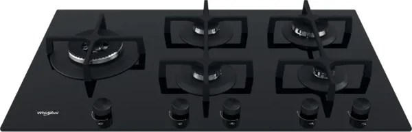Piano Cottura WHIRLPOOL a Gas 5 Fuochi 90 cm Vetro Nero GOA 9523/NB1