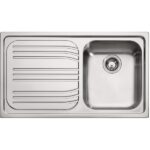 Lavello FRANKE incasso 1 vasca con gocciolatoio SX  Inox Radar RRX 611 SX