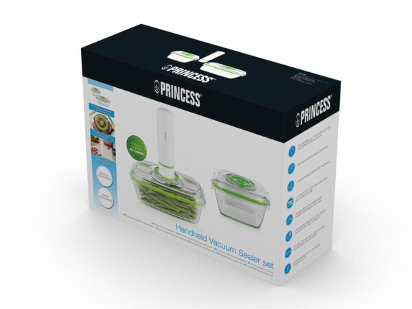 Sigillatore PRINCESS sottovuoto 2,5W colore Bianco/Verde Cod: 492985 - immagine 5