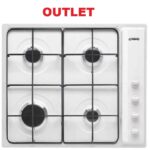 Piano Cottura SMEG (EC) OUT. a Gas 4 Fuochi 60 cm Colore Bianco cod: S64SB