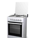 Cucina a Gas LUXELL OUT. 4 Fuochi a Gas Forno a gas grill elettrico Classe A Dimensioni 60 x 60 cm Colore Bianco cod: LF66GE-40F