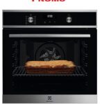 Forno Elettrico ELECTROLUX da Incasso Capacità 72 L Multif. Ventilato Colore Nero cod: EOF6P40X