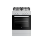 Cucina a Gas Beko 4 Fuochi a Gas Forno elettrico Dimensioni 60 x 60 cm Colore Bianco cod: FSE62110DW