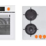 Forno elettrico + Piano cottura HOOVER  Classe A Colore Vetro Bianco/Ghisa cod: HSOT3161WY WIFI/HSGV64SMCWC