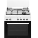 Cucina SCHAUB LORENZ 4 Fuochi a Gas Forno Gas Grill 60x 60cm Bianco SS461GEW