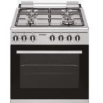 Cucina HYU Libera Installazione 4 Fuochi 60 X 60 cm a Gas con forno elettrico colore Inox cod: FCHN-60E6VLX