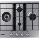 Piano Cottura SAMSUNG a gas 4 Fuochi 60 cm Colore Acciaio Inox/Ghisa cod: NA64H3031BS