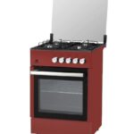 Cucina STAYLUX 4 Fuochi Forno a Gas 60x60 cm LF66GG-40F BLACK/BURGUNDY