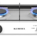 Fornello 2 fuochi gas bianco Kumtell HGCL-1005W