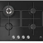 Piano cottura Master Kitchen a gas 60 cm colore Nero Opaco cod: MKHG6031-EDTCBK