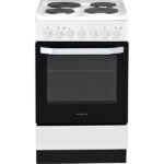 Cucina HOTPOINT Libera Installazione 4 Fuochi 50 X 60 cm Elettrica forno elettrico colore Bianco cod: AS5E4PHW/MEA