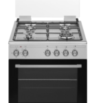 Cucina SCHAUB LORENZ 4 Fuochi a Gas Forno gas grill elettr. 60x60 Inox SS461GVEX