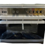 Cucina KUMTEL Libera Installazione 5 Fuochi 90 X 60 cm a Gas con forno a gas colore Grey/Inoxcod: LF699-GG50FF