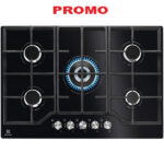 Piano Cottura ELECTROLUX a Gas 5 Fuochi Gas Colore Nero/ghisa cod: EGG7536K