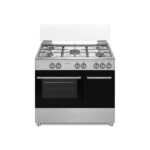 Cucina SCHAUB LORENZ 5 Fuochi a Gas Forno a gas ventilato 90x60cm Inox SS590GVEX