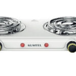 Fornello a spirale KUMTEL 2 fuochi colore Bianco cod: HS-1002