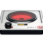 Fornello elettrico KUMTEL ad incasso 1 fuoco colore Inox cod: HCB-1001