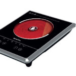 Fornello elettrico Kumtel digitale 1 fuoco 2200 W colore Inox/nero cod: HCA-1001