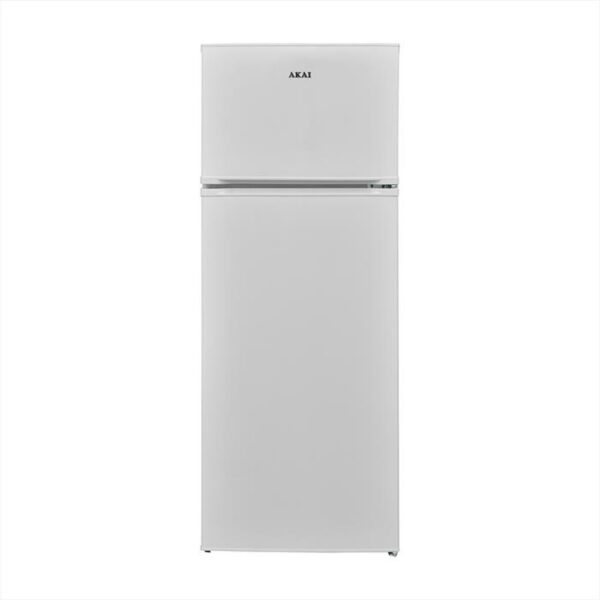 Frigorifero AKAI doppia porta Classe E Capacità 213 Litri colore Bianco cod: AKFR253NV/T