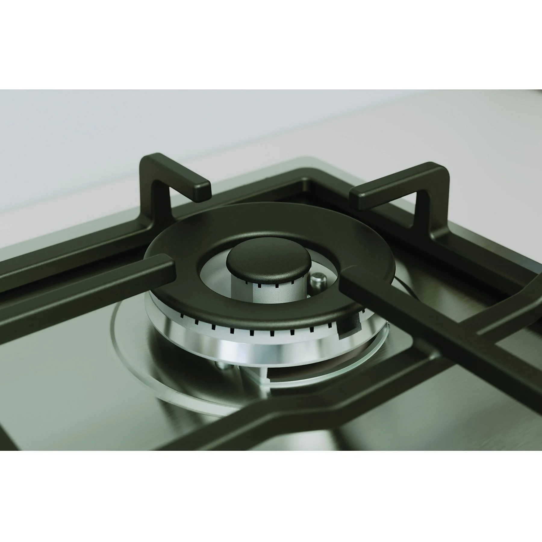 Piano Cottura INDESIT a Gas 60 cm Colore Inox THP641W/IX/I - immagine 3