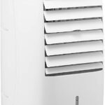 Raffrescatore evaporativo TRISTAR oscillante, 3 livelli di potenza, Timer, Ruote, Bianco classe energetica A++ cod: AT-5465