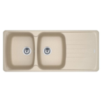 Lavello FRANKE incasso 2 vasche con gocciolatoio Reversibile Anthea Avena AZG621