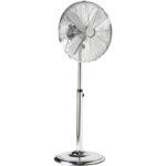 Ventilatore a Piantana TRISTAR potenza 50 W, 18/8 Stainless colore Argento cod: VE-5951
