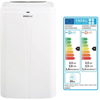 Climatizzatore portatile DIGIQUEST 12000 BTU classe A cod: CLIMA00015