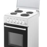 Cucina KUMTEL 4 Piastre e Forno elettrico 60x50 cm Colore Bianco cod: LF55S04-W BIANCO