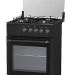 Cucina STAYLUX 4 Fuochi a Gas Forno a gas 60x60  LF66GG-40F BLACK/RUSTIC