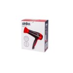 Asciugacapelli SINBO 2 Velocità Potenza 2000 Watt Cod: SHD 7093