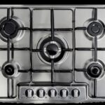 Piano cottura Staylux Incasso a Gas 5 fuochi 70 cm colore acciaio Inox M7-50BTF