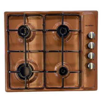 Piano cottura KUMTEL da Incasso a Gas 4 fuochi 60cm marrone KO-410BF