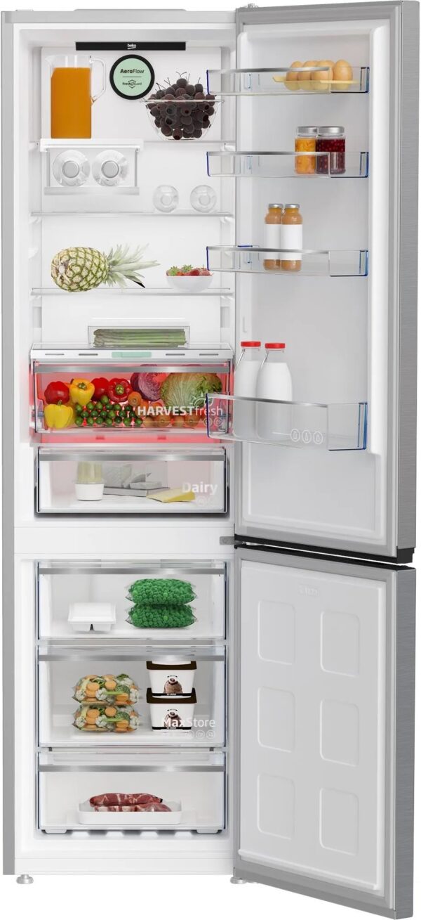 Frigorifero BEKO Combinato No Frost Classe D Capacità 355 Litri Colore Inox cod: B5RCNA405LXB - immagine 2