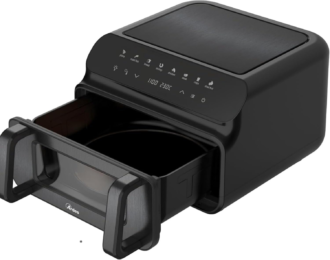 Friggitrice Ad Aria ARDES Potenza 2000 W 10 Litri XXL colore Nero ARFRYA09GP