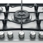 Piano Cottura HOTPOINT 5 Fuochi Gas 75 cm Colore Acciaio cod: PCN 751 T/IX/HA