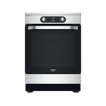 Cucina HOTPOINT Libera Installazione 4 Zone ad induzione forno elettrico colore Acciaio Inox/nero cod: HS68IQ8CHX/E