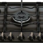 Piano Cottura Hotpoint 5 Fuochi Gas 75 cm Colore Antracite cod: PCN 750 T (AN) R