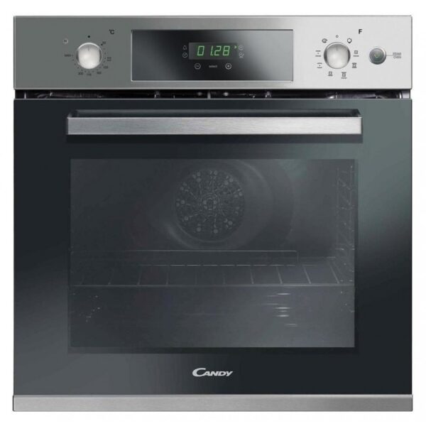 Forno Elettrico CANDY da Incasso Capacità 70 Lt Multifunzione Ventilato Colore Acciaio/nero cod: FCPS615X/1/E