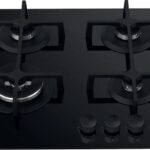 Piano Cottura WHIRLPOOL a Gas 4 Fuochi 60 cm Vetro Nero GOA 6423/NB1
