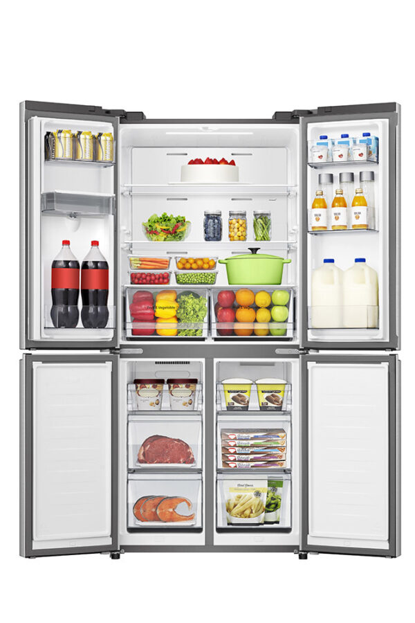 Frigorifero HISENSE Side by Side No Frost Classe E Capacità 482 Litri Colore Inox cod: RQ5P470SMIE - immagine 2