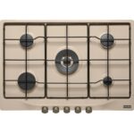 Piano Cottura FRANKE a Gas 5 Fuochi Gas 75 cm Colore Avena FCH7554GTCOAE